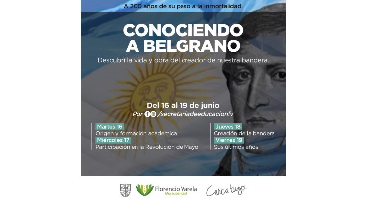 Brindan material sobre la vida y obra de Manuel Belgrano